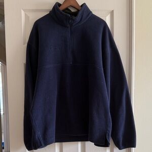 Columbia Navy Half-Zip Fleece Pullover XL